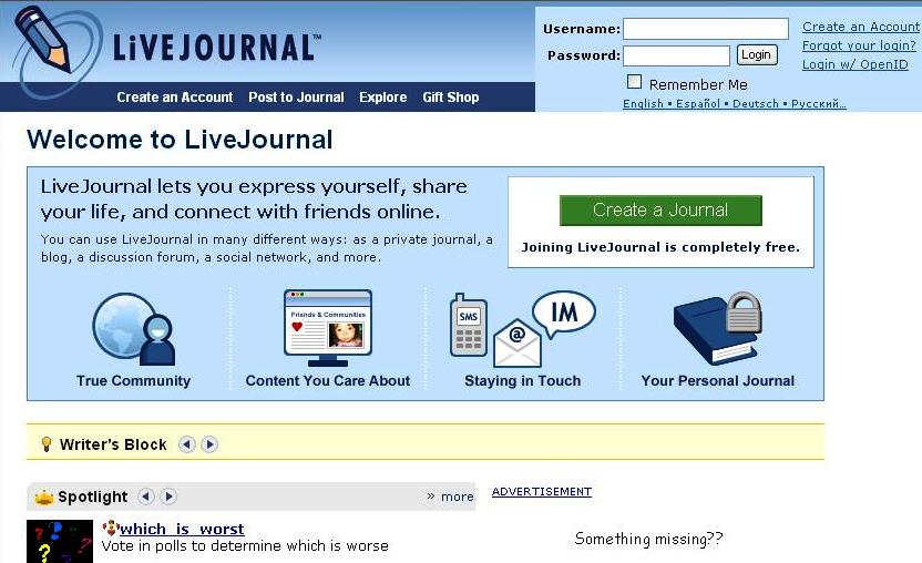 Live Journal Image
